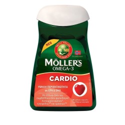 Moller's Omega-3 Cardio Μουρουνέλαιο και Ιχθυέλαιο 60 μαλακές κάψουλες Moller's Omega-3 Cardio Μουρουνέλαιο και Ιχθυέλαιο 60 μαλακές κάψουλες