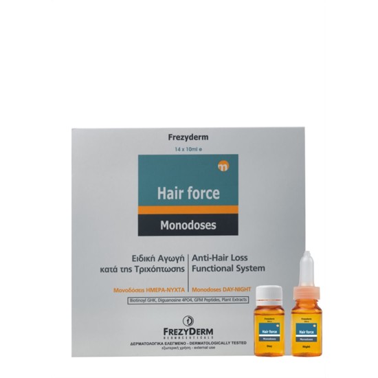 Frezyderm Hair Force Monodoses Αμπούλες κατά της Τριχόπτωσης 14x10ml