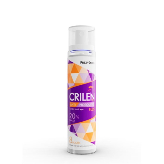 Frezyderm Crilen Anti Mosquito Plus 20% Άοσμο Εντομοαπωθητικό Γαλάκτωμα σε Spray Κατάλληλο για Παιδιά 100ml