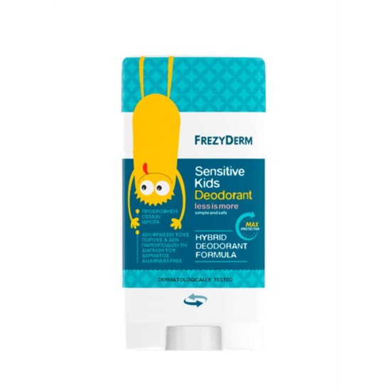 Frezyderm Sensitive Kids Less Is More Αποσμητικό σε Stick Χωρίς Αλουμίνιο 40ml