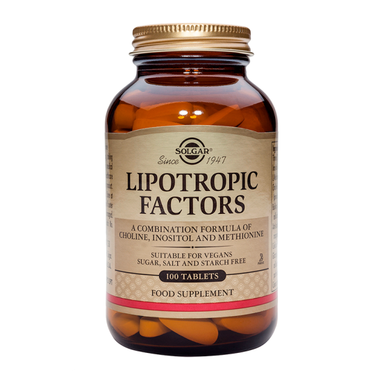 Solgar lipotropic factors-Αδυνατιστικό συμπλήρωμα διατροφής  100 tabs