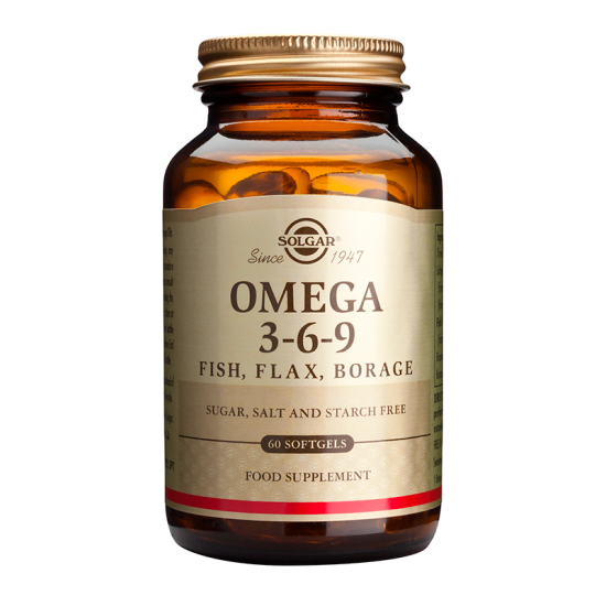 Solgar Omega 3-6-9 .  60 softgels .Συμπλήρωμα διατροφής.