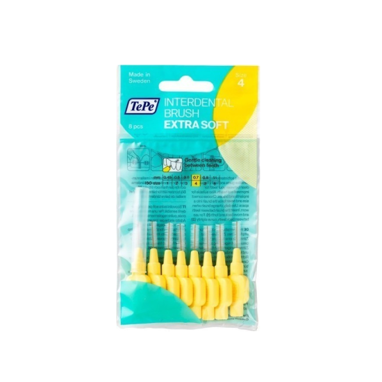 TePe Extra Soft 0.7mm Κίτρινο 8τμχ