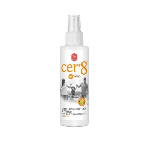 Vican Cer'8 Εντομοαπωθητική Λοσιόν σε Spray 125ml