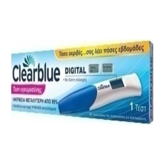 Clearblue Ψηφιακό Τεστ Εγκυμοσύνης με Δείκτη Σύλληψης 1τμχ