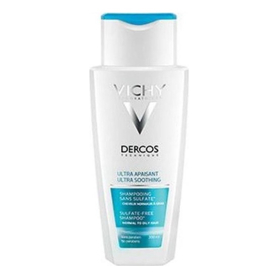 Vichy Dercos Ultra Soothing Shampoo Κανονικά - Λιπαρά Μαλλιά 200ml