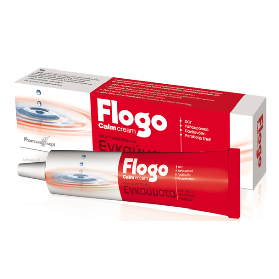 FLOGO CALM CREAM ΚΑΤΑΠΡΑΫΝΤΙΚΗ ΚΡΕΜΑ ΓΙΑ ΕΡΕΘΙΣΜΟΥΣ ΚΑΙ ΕΓΚΑΥΜΑΤΑ 50ML