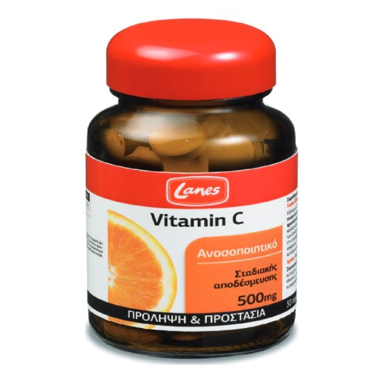 Lanes Vitamin C 500mg 30 ταμπλέτες