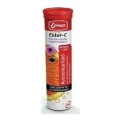 Lanes Ester-C Echinacea & Sambucus nigra 20 αναβράζοντα δισκία Lanes Ester-C Echinacea & Sambucus nigra 20 αναβράζοντα δισκία
