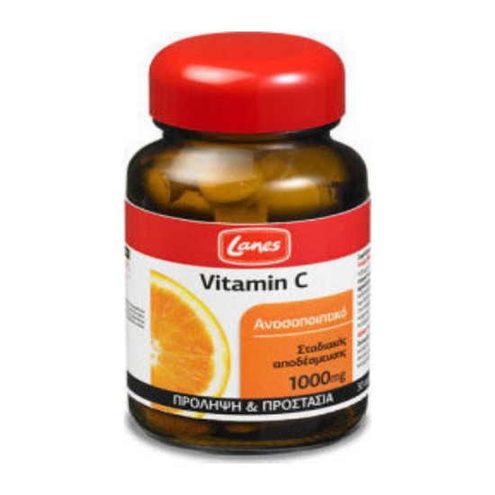 Lanes Vitamin C 1000mg 30 ταμπλέτες