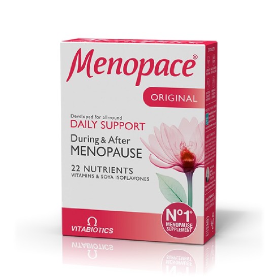 Vitabiotics Menopace Original Συμπλήρωμα Διατροφης για την εμμηνόπαυση 30 ταμπλέτες