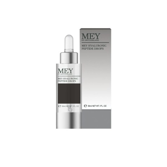 Mey Peptide Drops Αντιγηραντικό Serum Προσώπου με Υαλουρονικό Οξύ 30ml