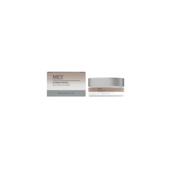 Mey Supreme Peptide 24ωρη Κρέμα Προσώπου & Λαιμού με Υαλουρονικό Οξύ για Ενυδάτωση, Αντιγήρανση & Ανάπλαση 50ml