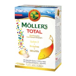 Moller's Total 28 ταμπλέτες & 28 κάψουλες Moller's Total 28 ταμπλέτες & 28 κάψουλες