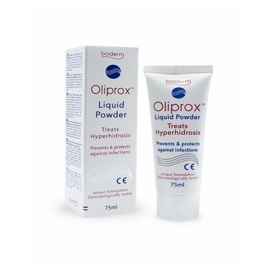 Boderm Oliprox Treats Hyperhidrosis Liquid Powder 75ml