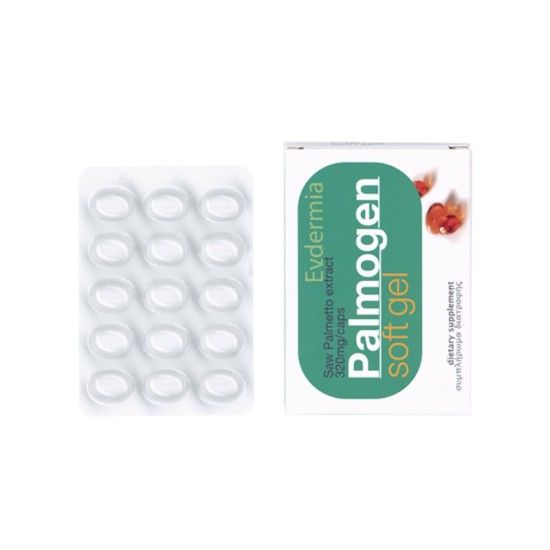 Evdermia Palmogen Soft Gel 320 mg 30 κάψουλες