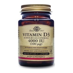 Solgar Vitamin D3 4000IU 60 φυτικές κάψουλες Solgar Vitamin D3 4000IU 60 φυτικές κάψουλες
