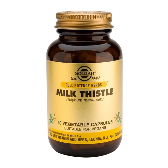 Solgar Milk Thistle 50 φυτικές κάψουλες