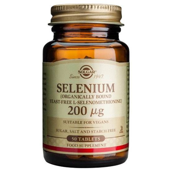 Solgar Selenium 200mcg 100 ταμπλέτες 