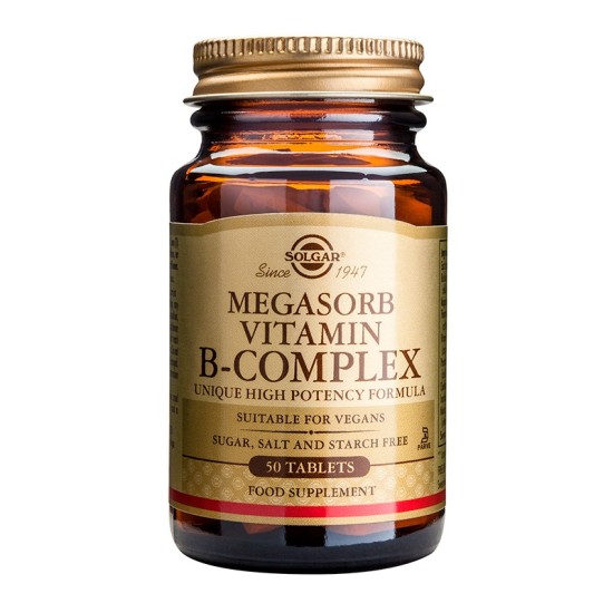 Solgar Megasorb Vitamin B-Complex 50 ταμπλέτες