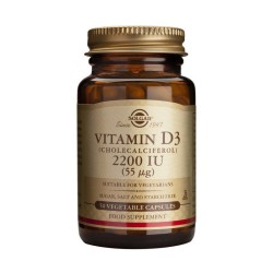 Solgar D-3 2200 IU 50 φυτικές κάψουλες Solgar D-3 2200 IU 50 φυτικές κάψουλες
