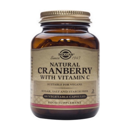 Solgar Cranberry Extract with Vitamin C 60 φυτικές κάψουλες