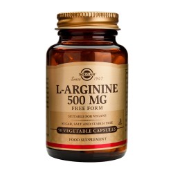 Solgar L-Arginine 500mg 50 φυτικές κάψουλες Solgar L-Arginine 500mg 50 φυτικές κάψουλες