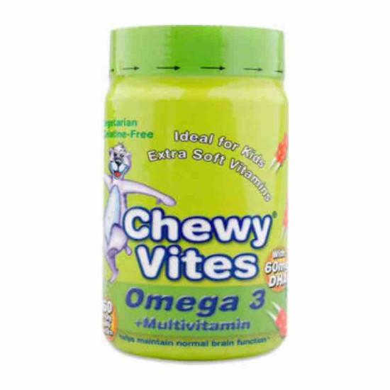 Vican Chewy Vites Omega 3 & Multivitamin 60 μασώμενες ταμπλέτες