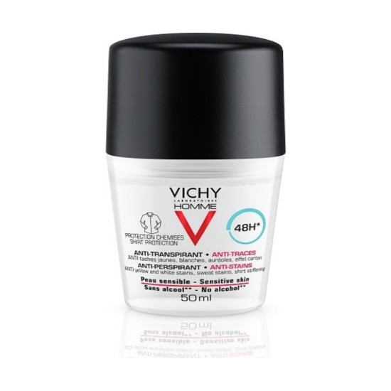 Vichy Homme Anti-Perspirant 48h Sensitive Skin Roll-On 50ml