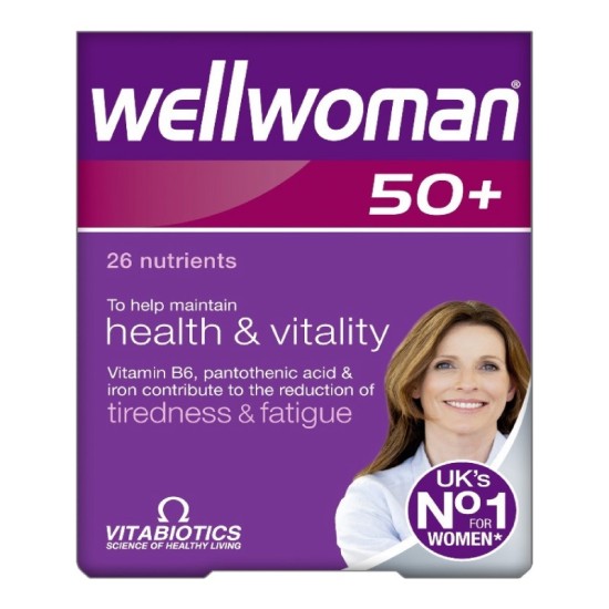 Vitabiotics Wellwoman 50+ 30 ταμπλέτες